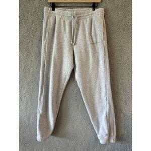 Arizia Joggers Medium Pockets Athleisure Drawstring Tapered Leg Gray Sweat Pants